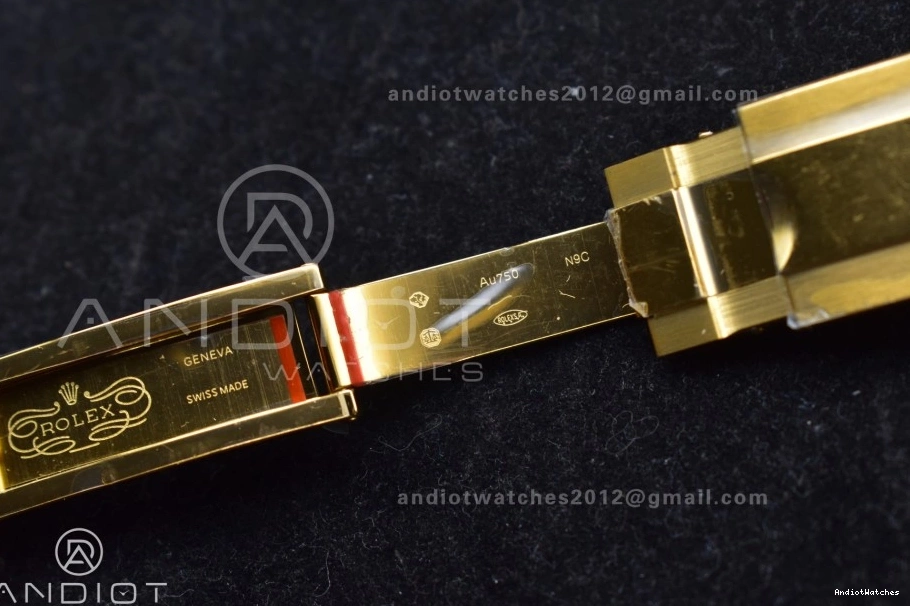 807 Oysterflex SH4131 Daytona 1:1 YG (Weighted) V6 QF on 126518 Black Best Edition Strap Sophisticated Dial 1223